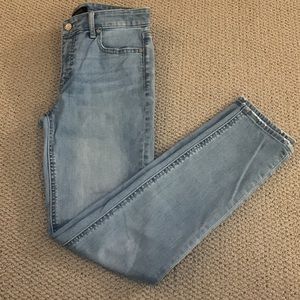 🌹 Talbots Flawless Five Pockets Slim Ankle Jeans - Mid Rise Light Blue - Stretch